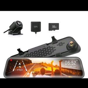 WOLF Black Vehicle Backup Camera with GPS and 32GB
